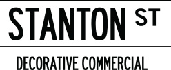 Stanton Street Decorative Commercial Logo